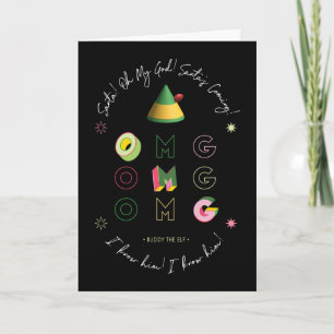 Elf the Movie Santa OMG Card