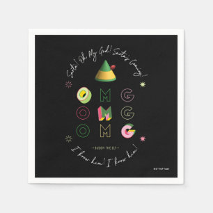 Elf the Movie   Santa OMG Napkin