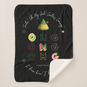 Elf the Movie   Santa OMG Sherpa Blanket