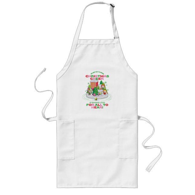 Elf the Movie | The Best Way to Spread Christmas Long Apron (Front)