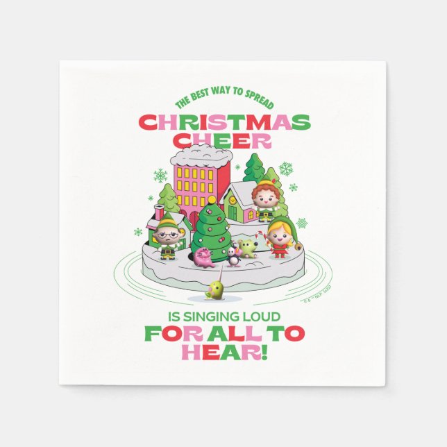 Elf the Movie | The Best Way to Spread Christmas Napkin (Front)