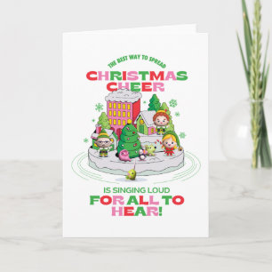 Elf the Movie   The Best Way to Spread Christmas Note Card