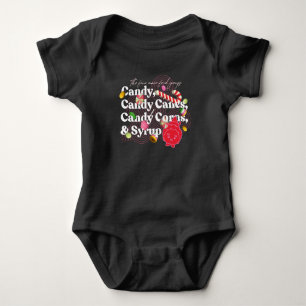 Elf the Movie   The Four Main Food Groups Baby Bodysuit