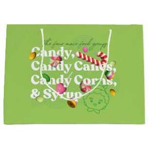 Elf the Movie   The Four Main Food Groups Large Gift Bag
