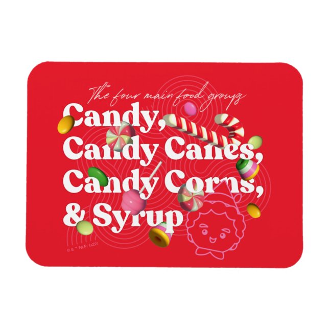 Elf the Movie | The Four Main Food Groups Magnet (Horizontal)