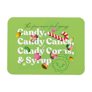 Elf the Movie   The Four Main Food Groups Magnet