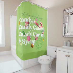 Elf the Movie   The Four Main Food Groups Shower Curtain