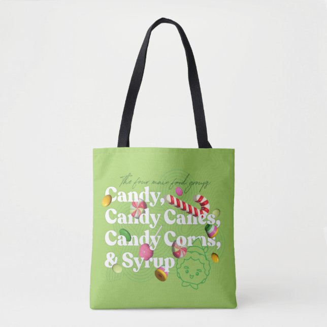 Elf the Movie | The Four Main Food Groups Tote Bag (Front)