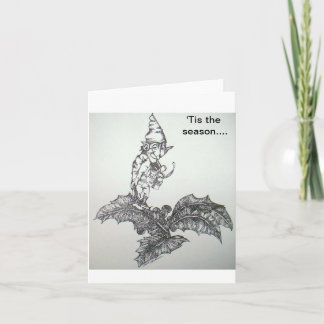 elf, 'Tis the season.... Holiday Card