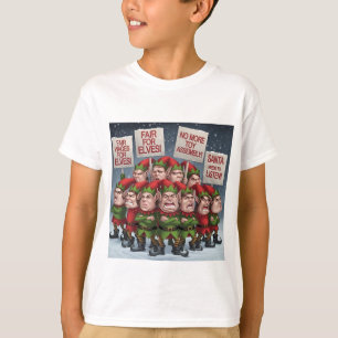 Elf Uprising: Santa’s Workshop on Strike T-Shirt