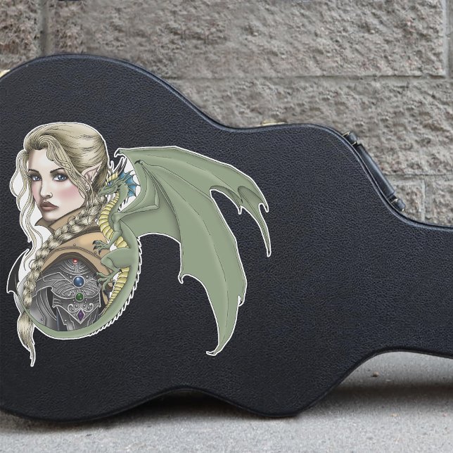 Elf Warrior Dragon Fantasy Magical Mediaeval Peach (Creator Uploaded)