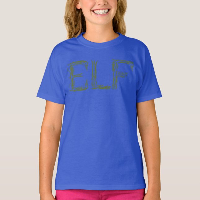 Elf Weapons Collage T-Shirt (Front)