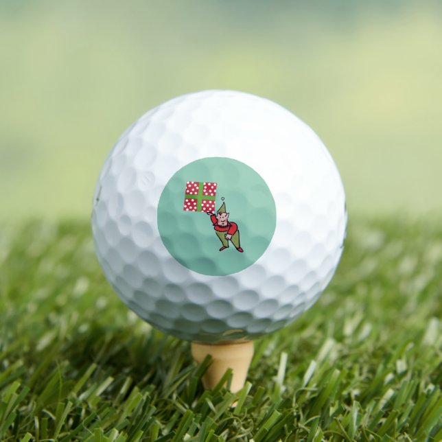 Elf With Gift Bridgestone e6 golf balls 12 pk (Insitu Tee)
