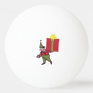 Elf With Red Box 1-star ping pong ball