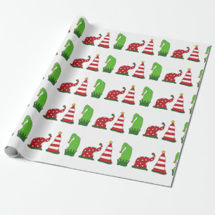 Elf wrapping paper