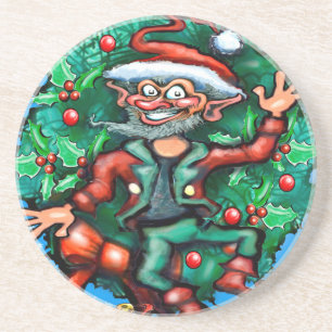 Elf  Wreath Coaster