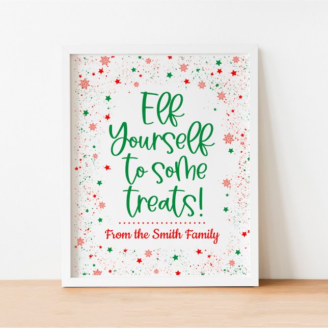 Elf Yourself to Some Treats Sign (Creator Uploaded)