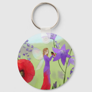 Elfe mit Käfer Key Ring
