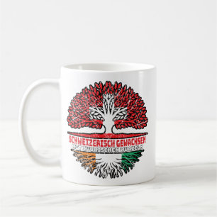 Elfenbeinküste Ivorisch Schweizer Baum Coffee Mug