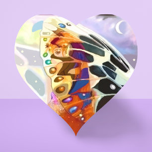 Elfin Heart Heart Sticker