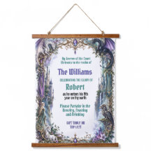 Elfin Royal Fantasy Welcome Sign