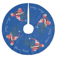 Elfin Santa Claus on his Scooter