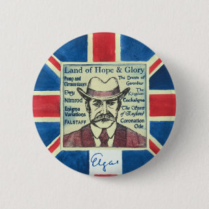 Elgar 6 Cm Round Badge