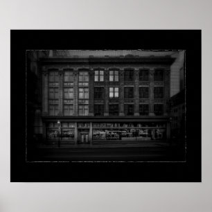 Elgin Building No 1 with Border Poster
