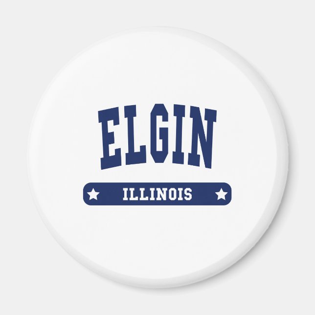Elgin Illinois College Style tee shirts Magnet (Front)