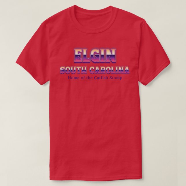 Elgin South olina T-Shirt (Design Front)