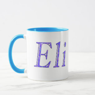 Eli, Name, Logo, Mug