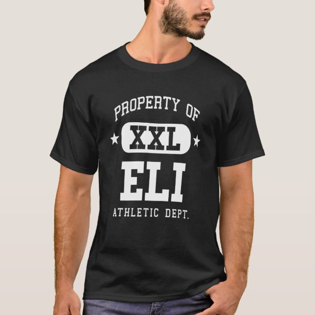 Eli Property Xxl Family Name School Retro T-Shirt (Front)