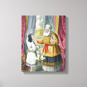 Eli Questioning Samuel Regarding the Vision, from Canvas Print