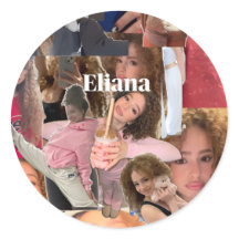 Eliana Kalogeras Collage Sticker