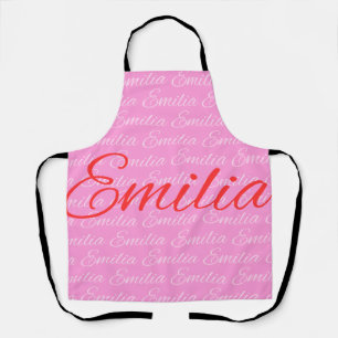 Eliana Repeating Name Pattern Apron