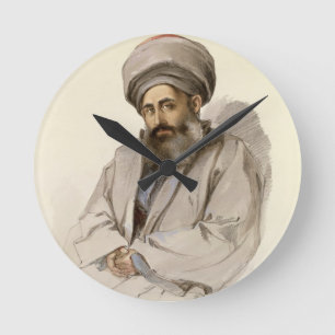 Elias - Jacobite Priest from Mesopotamia Round Clock