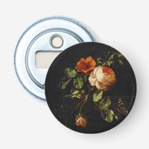 Elias van den Broeck, Still Life with Roses Bottle Opener