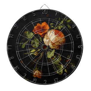 Elias van den Broeck, Still Life with Roses Dartboard