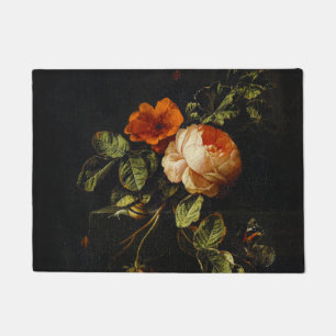 Elias van den Broeck, Still Life with Roses  Doorm Doormat