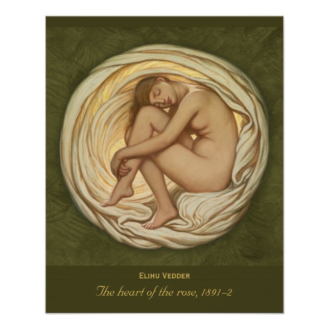 Elihu Vedder Heart of the rose 1891-2 Poster (Front)