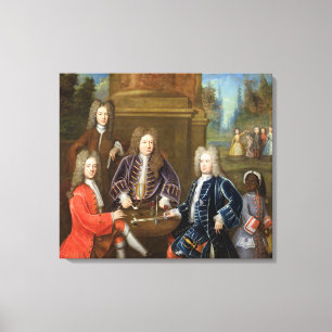 Elihu Yale (1648-1721) the second Duke of Devonshi Canvas Print