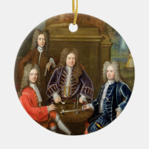 Elihu Yale (1648-1721) the second Duke of Devonshi Ceramic Tree Decoration