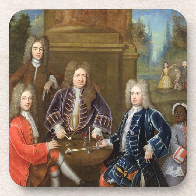 Elihu Yale (1648-1721) the second Duke of Devonshi Coaster (Front)