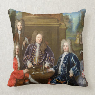 Elihu Yale (1648-1721) the second Duke of Devonshi Cushion
