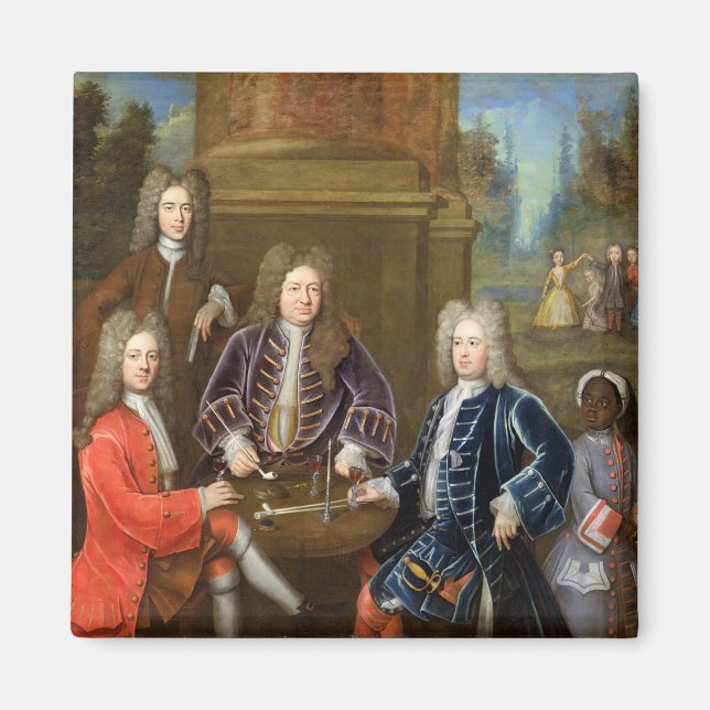 Elihu Yale (1648-1721) the second Duke of Devonshi Magnet (Front)