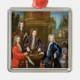 Elihu Yale (1648-1721) the second Duke of Devonshi Metal Tree Decoration