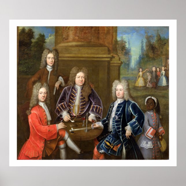 Elihu Yale (1648-1721) the second Duke of Devonshi Poster (Front)