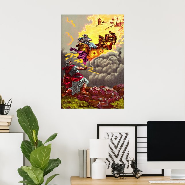 Elijah Ascends to Heaven poster (Home Office)