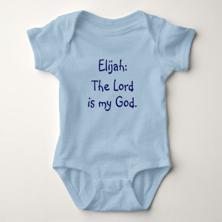 Elijah Baby Name Meaning Bodysuit