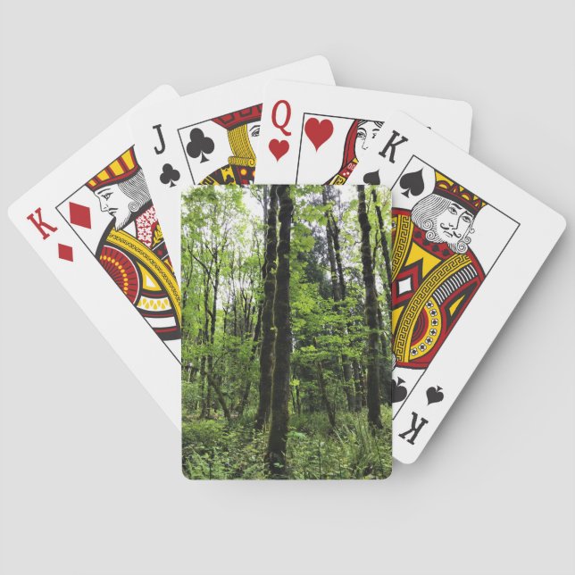 Elijah Bristow State Park, Dexter, Oregon Playing Cards (Back)